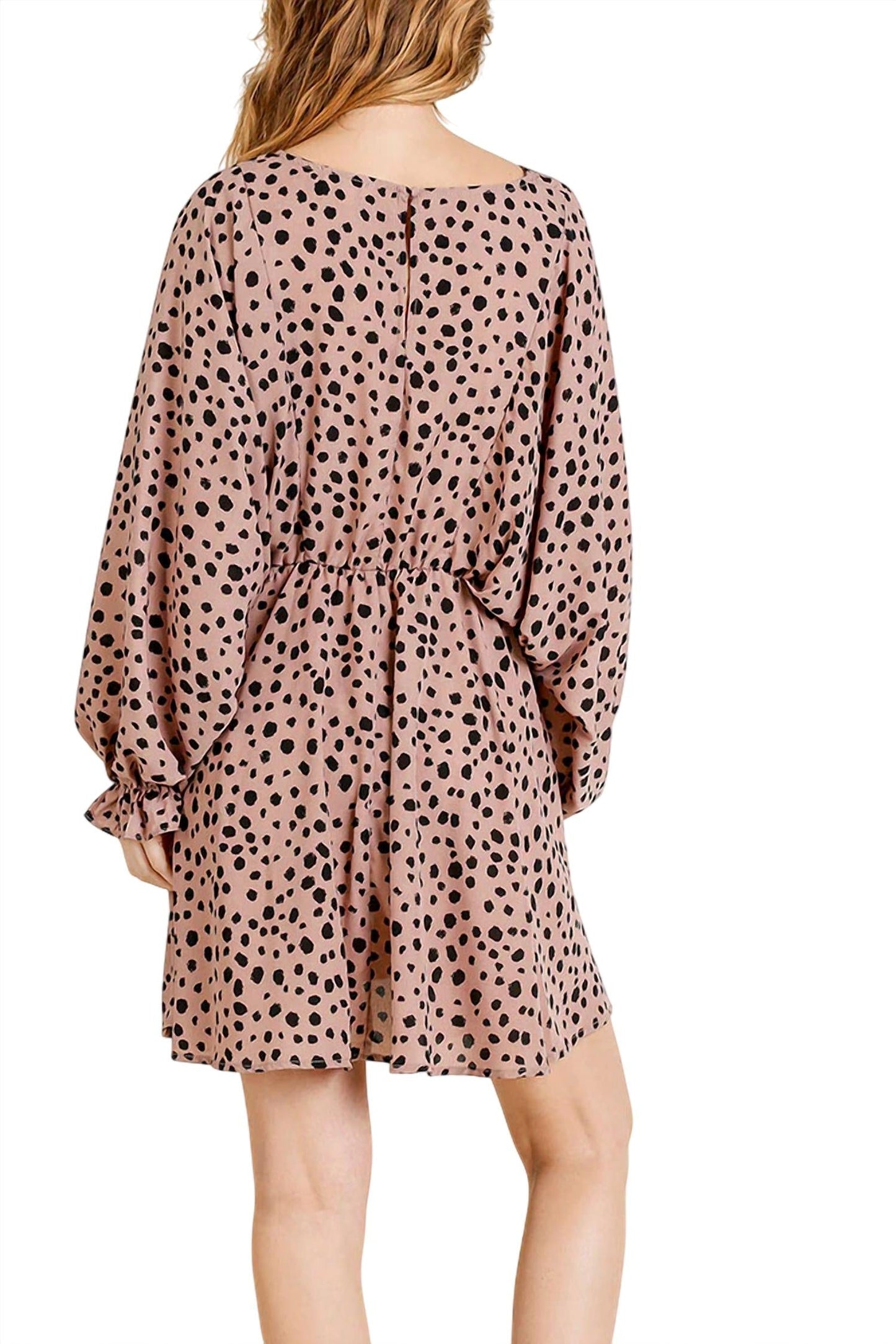 Umgee - Dalmatian Keyhole Dress