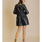 Aureum - Vegan Leather Midi Dress