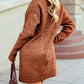 1 The Woman - Cable Knit Drop Shoulder Loose Fit Sweater Dress