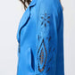 Joseph Ribkoff - Foiled Faux Suede Moto Jacket