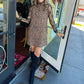 Dear Lover - Sleeveless Leopard Dress