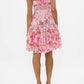 Camilla - Button Front Strappy Frill Dress