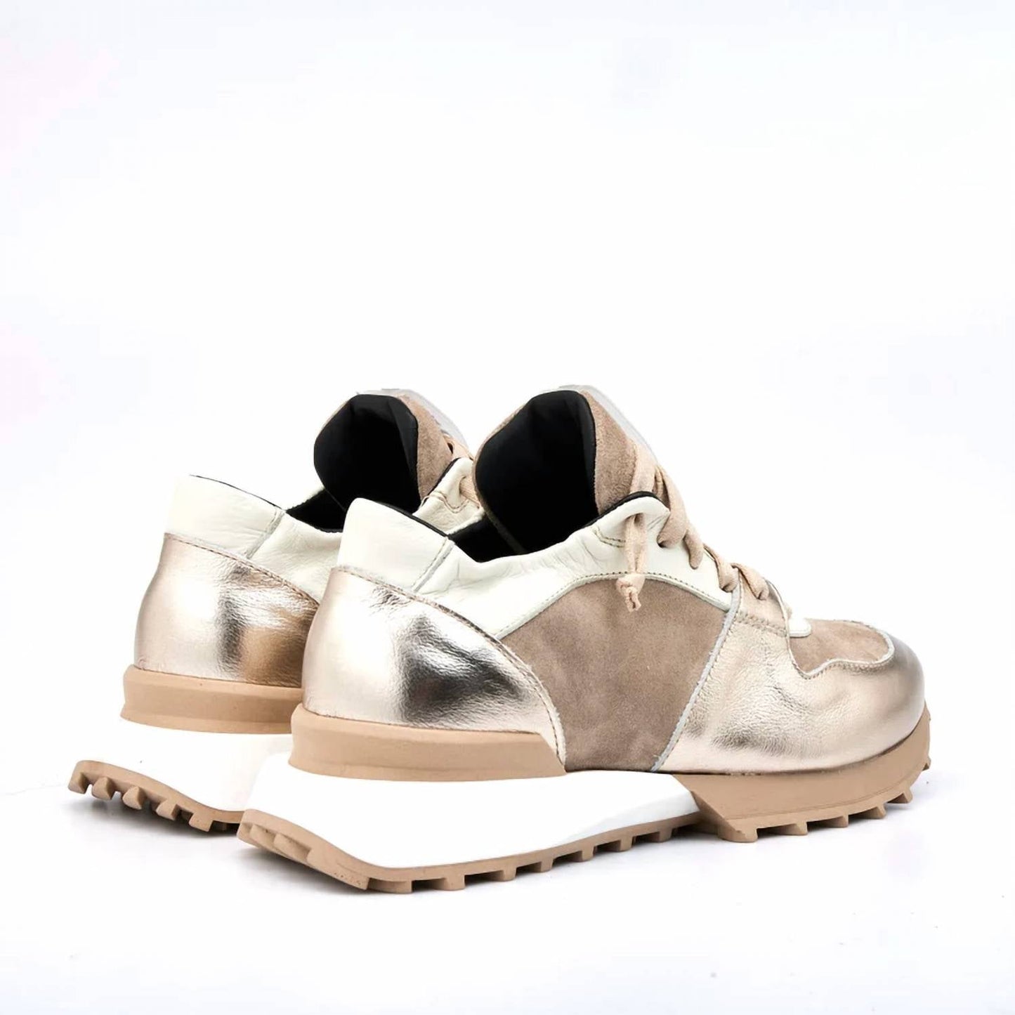 Andia Fora - Women's Ruffle Suede Sneakers