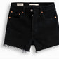 Levi'S - High Rise Button Fly Fringe Ribcage Shorts
