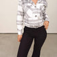 26 International - Plaid Cropped Shacket With Removable Hood