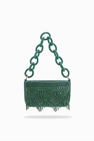 America & Beyond - Women's Beaded Shoulder Bag