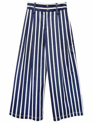 Fifteen Twenty - Sadie Striped Wide Leg Trousers