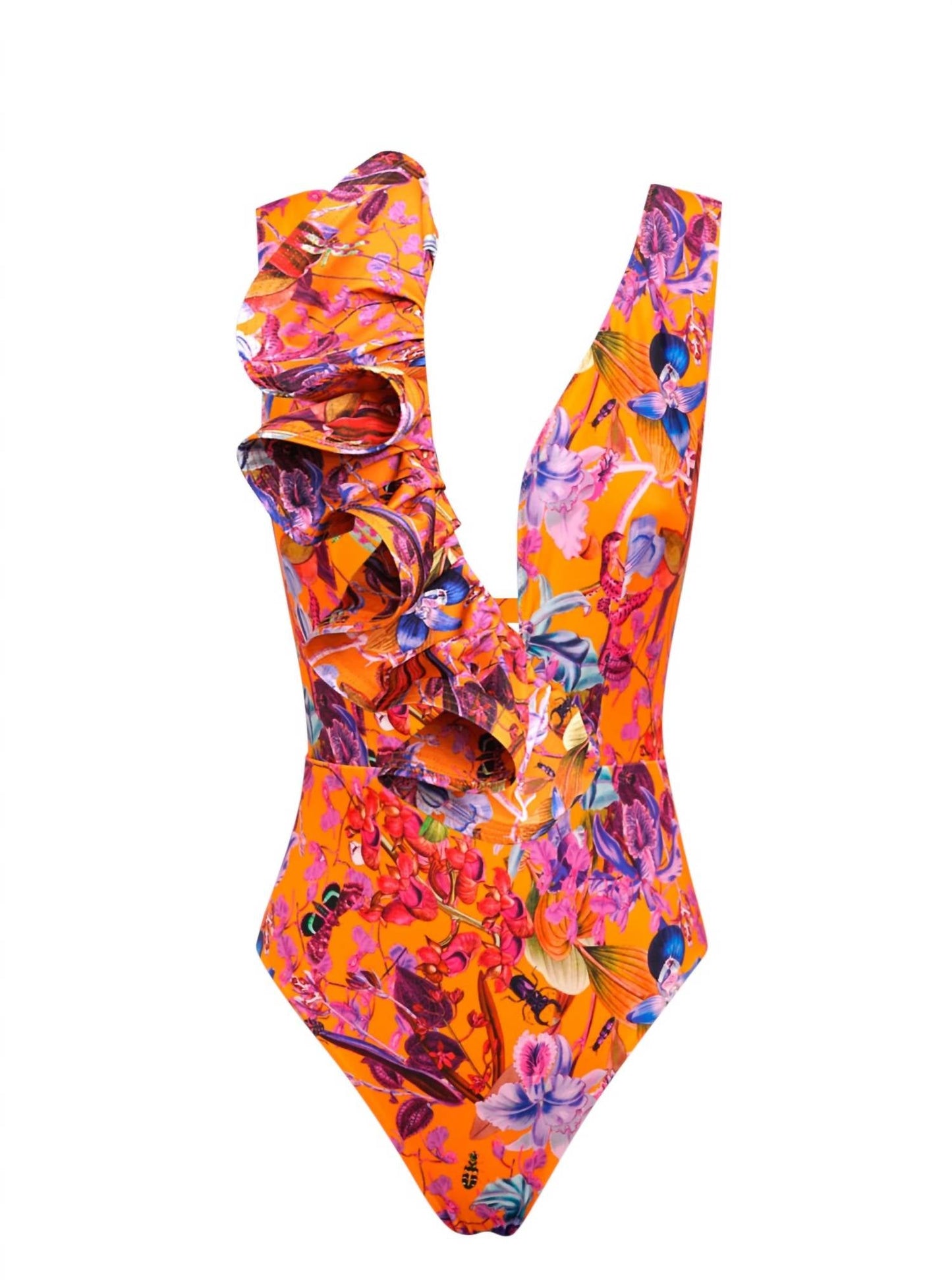 Lia Sahara - Women's Plunge One Piece Swimsuit