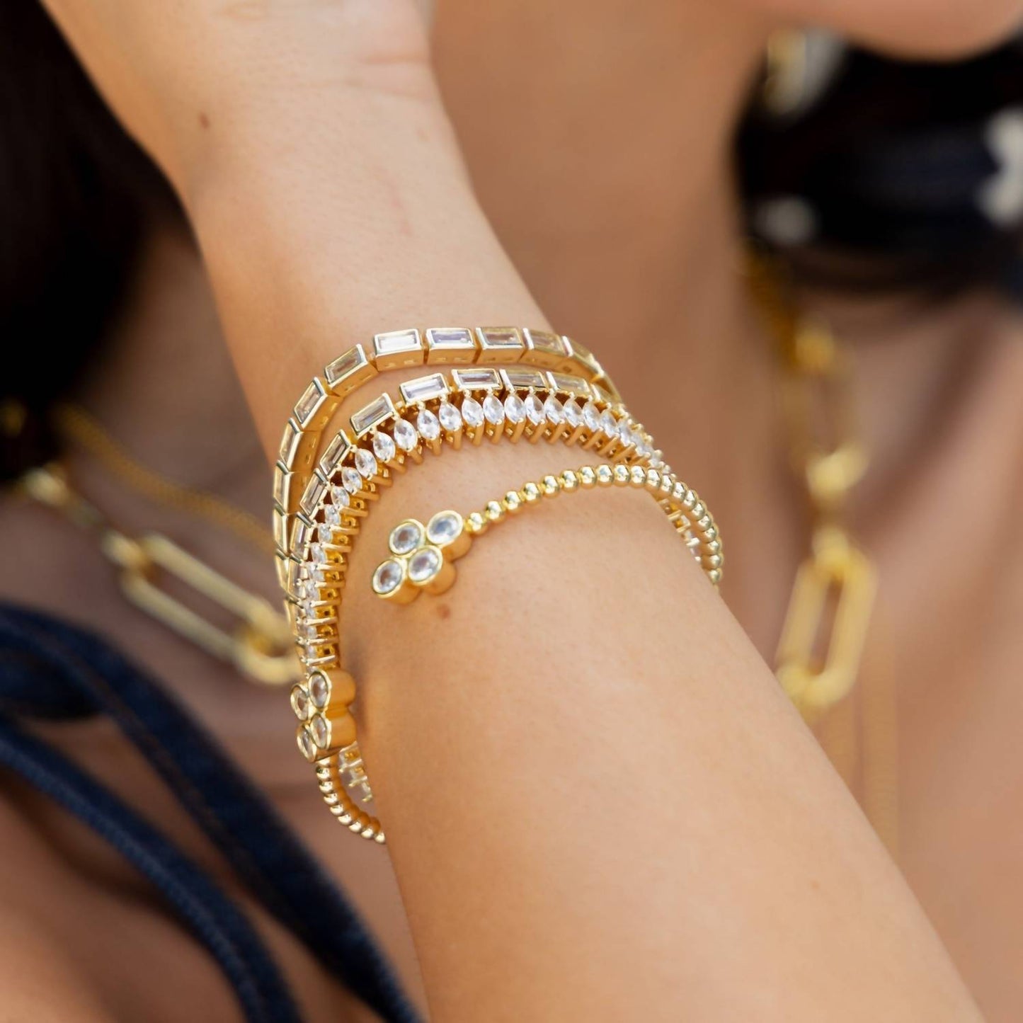 Sahira Jewelry Design - Women's Maisley Tennis Bracelet