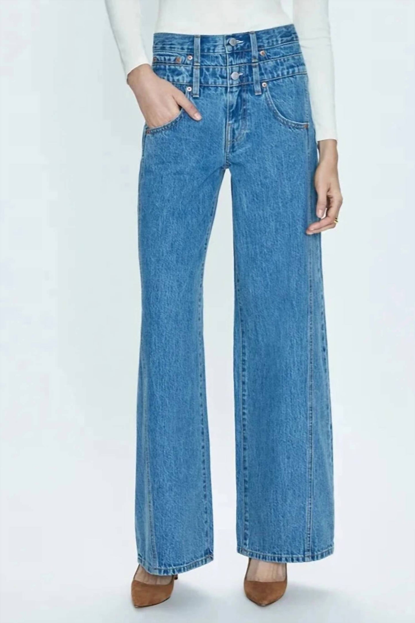 Pistola - Caleb Wide Leg Jeans