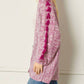 Entro - Long Detailed Sleeve Open Knit Cardigan