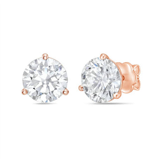 Diana M Jewels - 2.50 Cts Round Lab Grown Stud Earrings