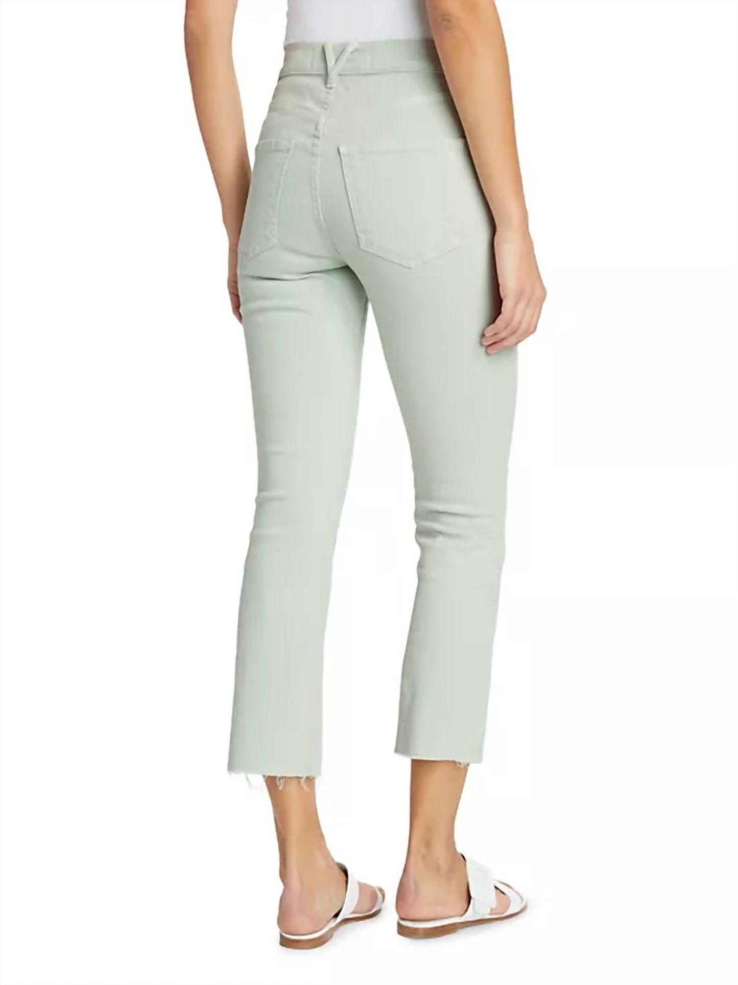 Veronica Beard - Carly Kick Flare Crop W/ Raw Hem Jeans