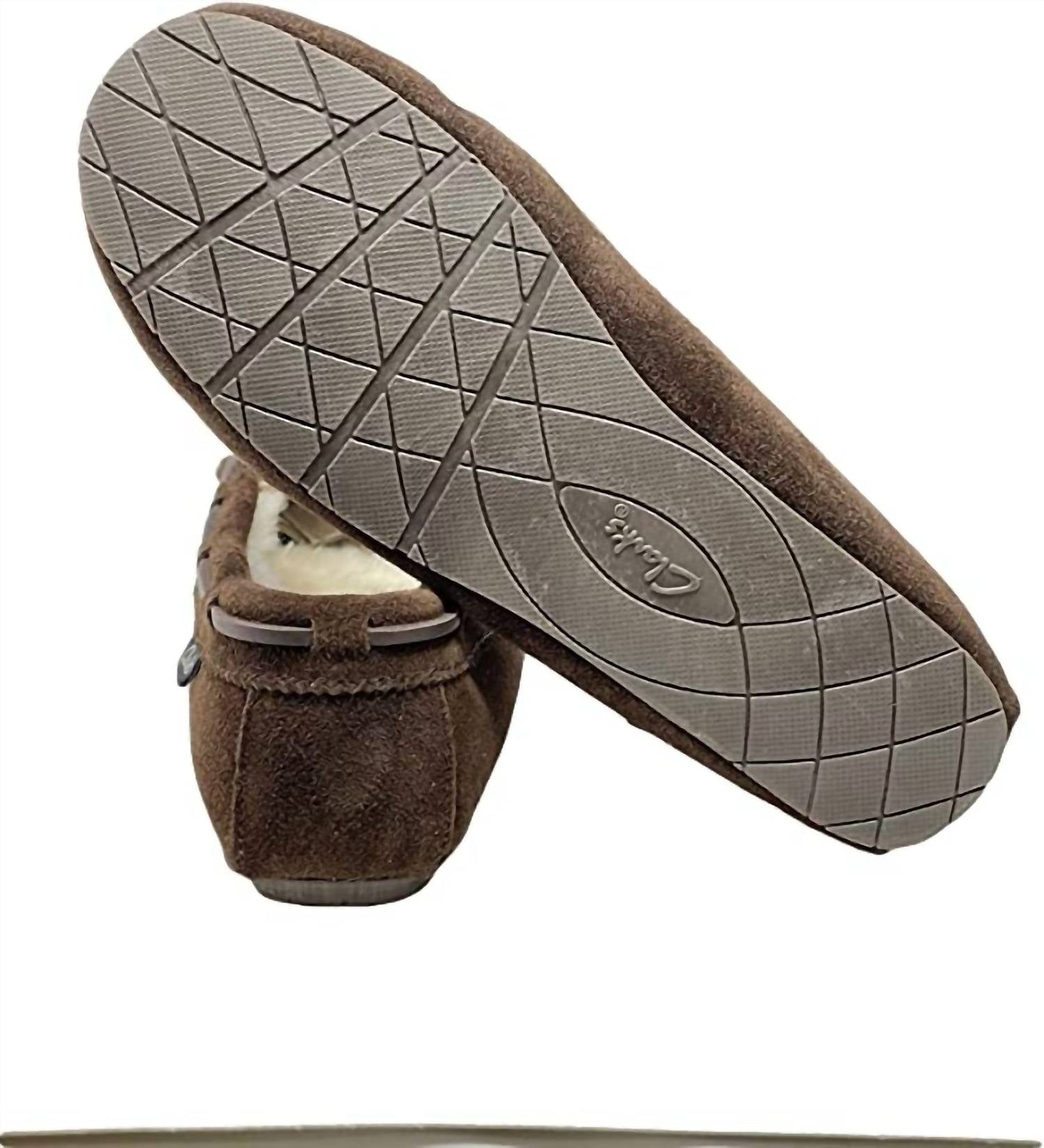 Clarks - Women's Suede Moccasin Slipper