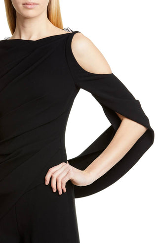 Talbot Runhof - Pigalle Crepe Lace Jumpsuit