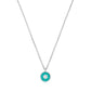 Ania Haie - Women's Teal Enamel Disc Necklace