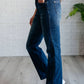 Judy Blue - Mid Rise Control Top Classic Straight Jeans