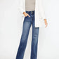Kancan - High Rise Flared Leg Jean