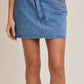 Le Lis - Women's The Jetty Mid Rise Denim Skort