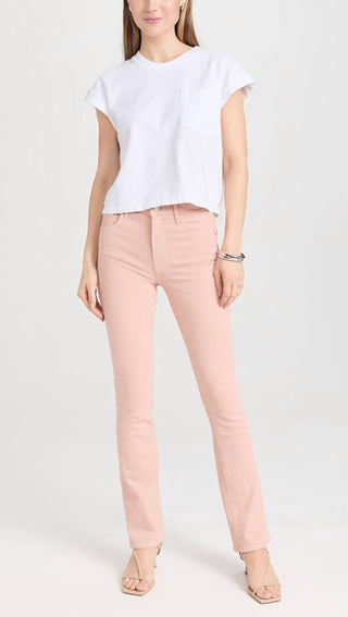 Mother - Insider Hover High Rise Straight Jeans