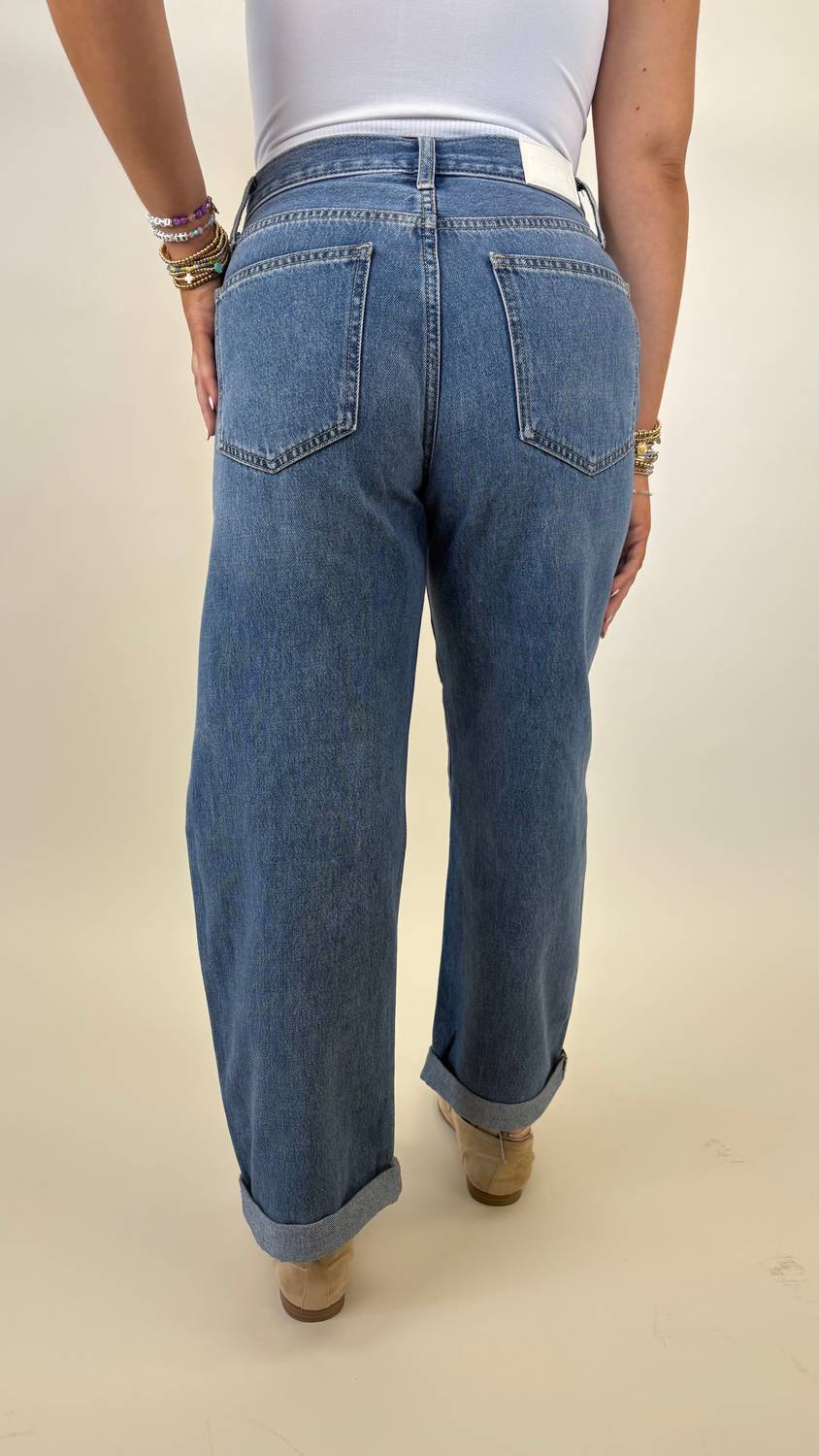 Pistola - Donny Rolled Hem Boyfriend Jeans