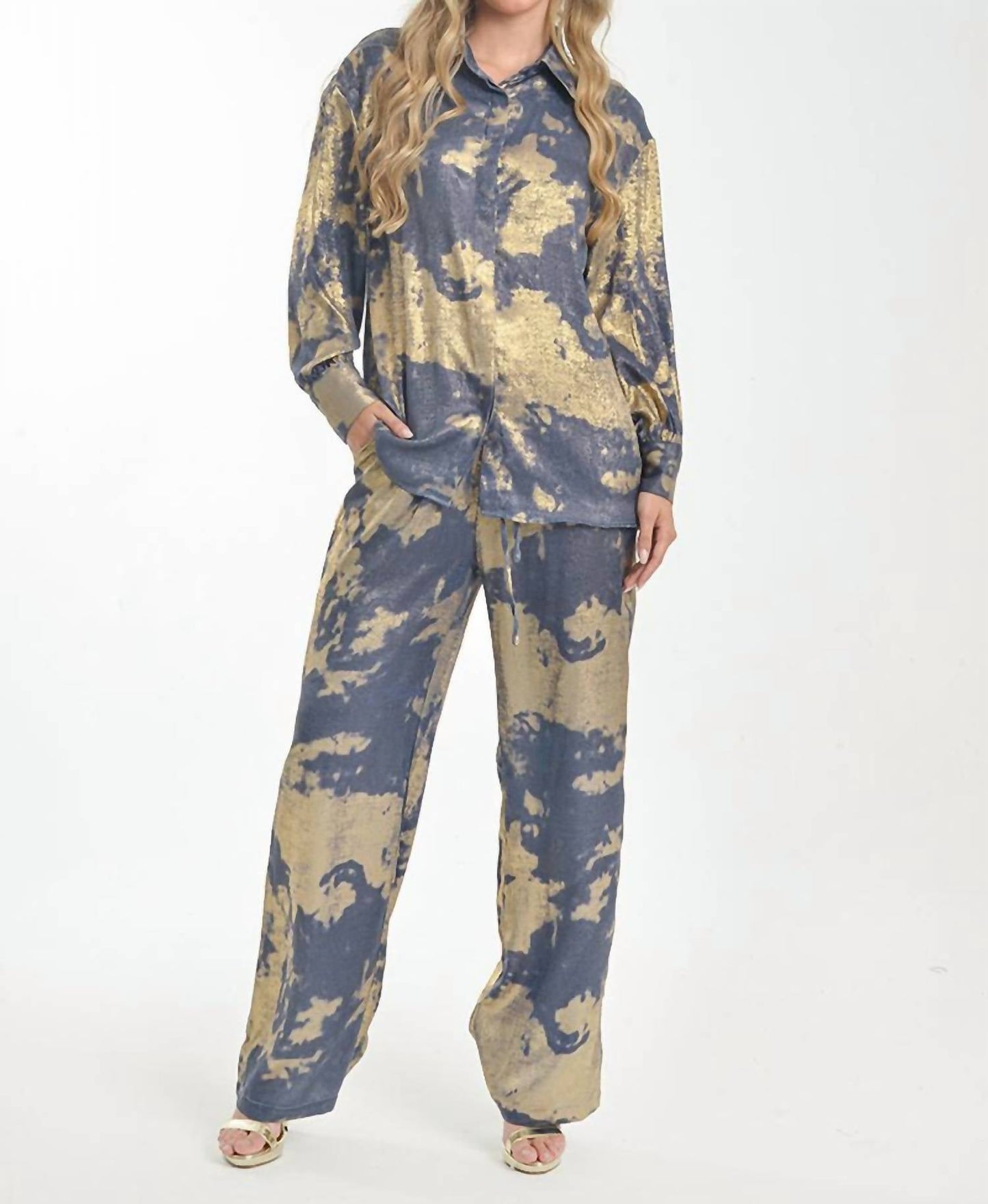 Steffany Milano - Brocade Pantsuit