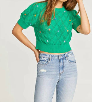 Driftwood - All Over Ditsy Knit Sweater