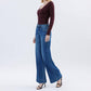 Flying Monkey - High Rise Trouser Hem Extreme Wide Leg Jeans