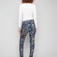 Charlie B - Printed Crinkle Suede Pull-on Jogger Pants