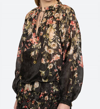 Sea - Jolie Print Long Sleeve Top