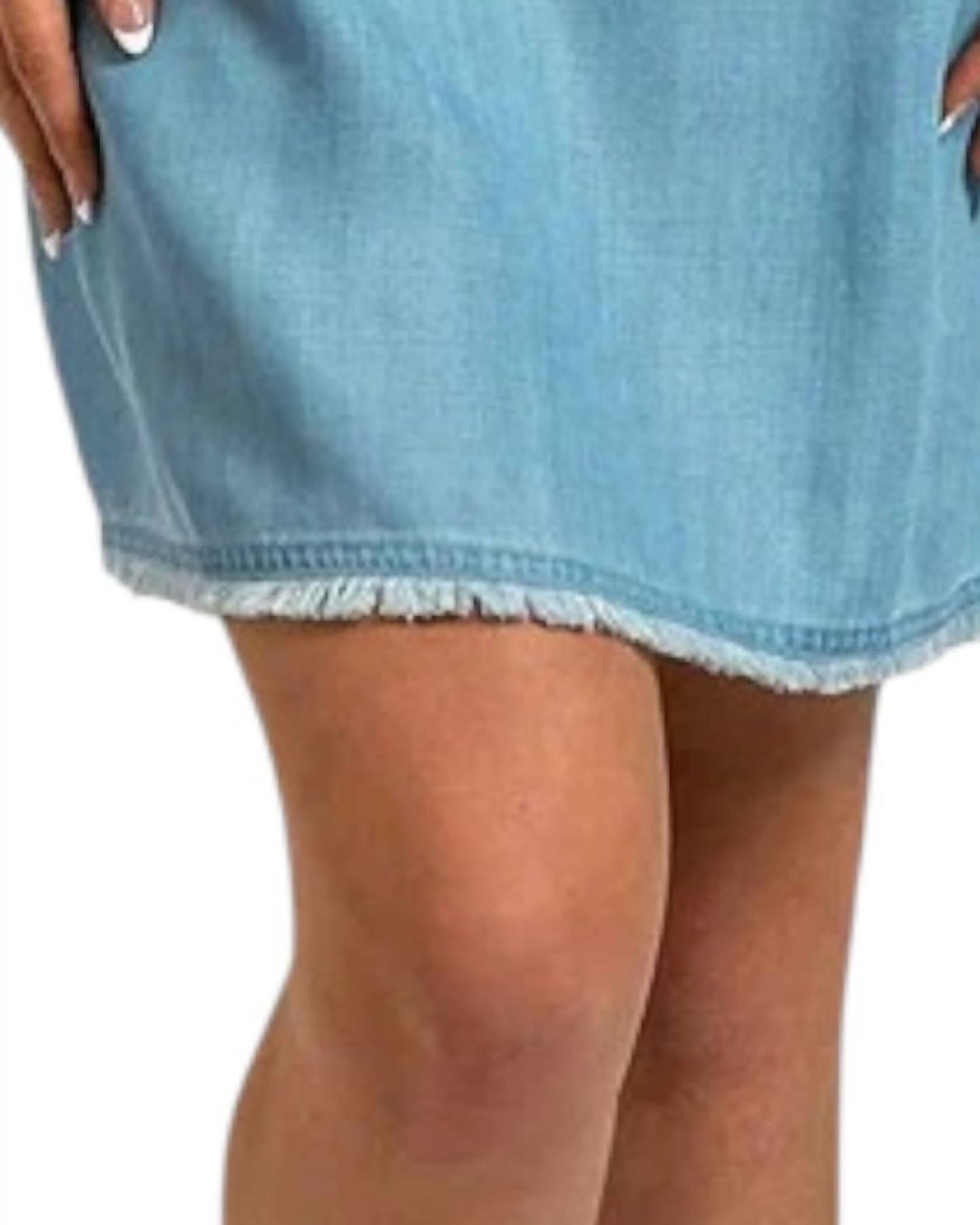 Tommy Bahama - Chambray Ruffle Sleeve Mini Dress