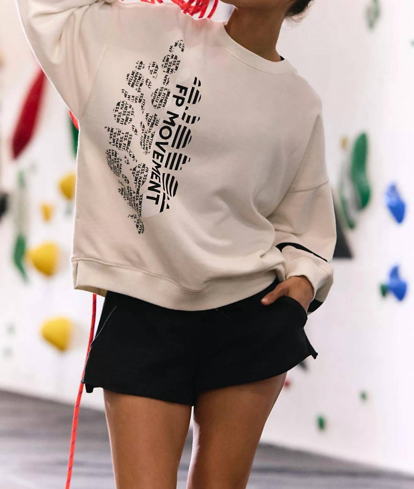 Free People - All Star Logo Pullover Sweatshirt
