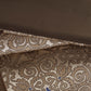 Cal King 7 Piece Jacquard Comforter Set with Throw Pillows