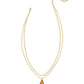 Kendra Scott - Camry Enamel Frame Multi Strand Necklace