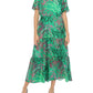Joseph Ribkoff - Floral Print Tiered Maxi Dress