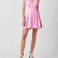 Baby Pink - Leyla Sleeveless Skater Dress