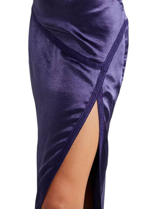 Free People - Dakota Satin Midi Skirt