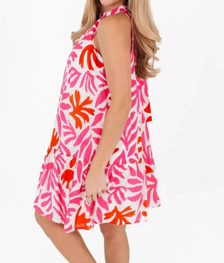 J.Marie - Lara High Neck Mini Dress