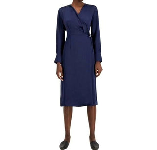 Alfani - Wrap Modern Icon Long Sleeves Dress