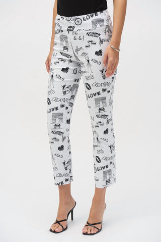 Joseph Ribkoff - Abstract Graphic Summer Trousers