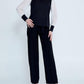 Zaalima Fashion - Long Sleeve Solid Color Regular Blouse Dim