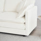 Modular Sectional Sofa for Living Room, U Shaped Couch 5 Seater Convertible with Ottoman