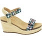 Aetrex - Women's Sydney Suede Wedge Sandals