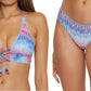 Becca - Joshua Tree Halter Top And Shirred American Bikini Bottom Set