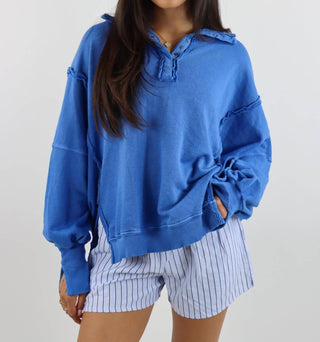 Free People - Camden Henley Sweatshirt