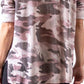 Gigi Moda - Alana Camo Sweater with Writing