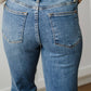 Judy Blue - Midrise Destructed Hem Slim Fit Jeans