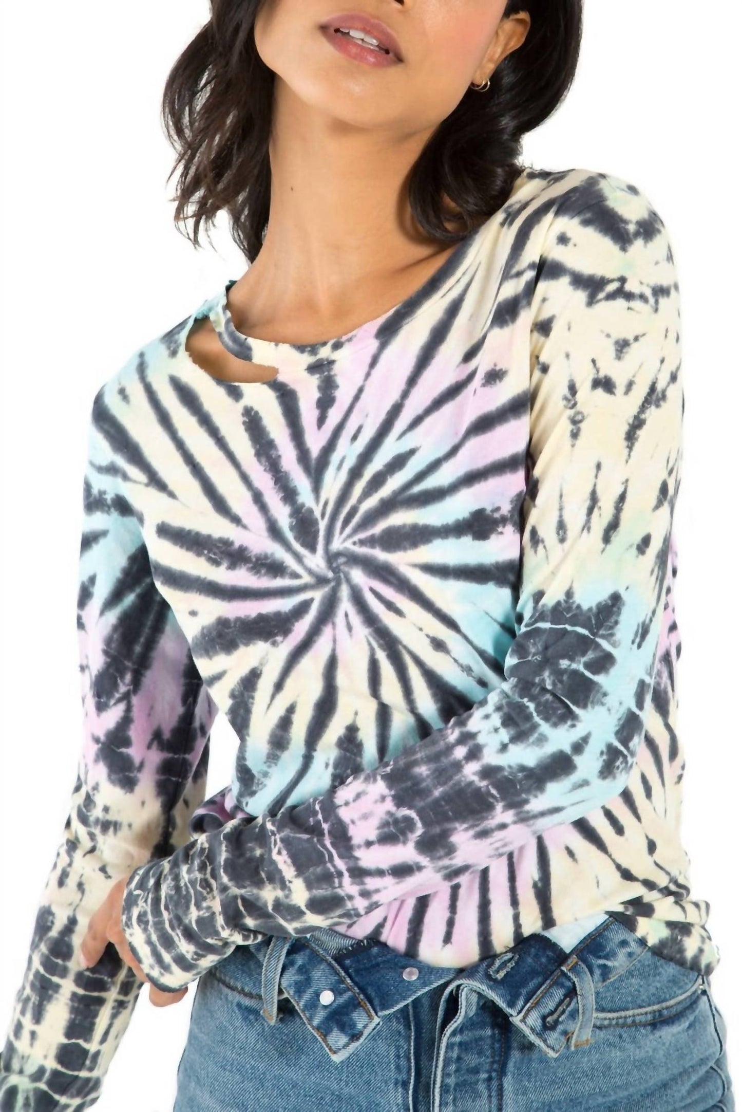 N:Philanthropy - Link Tie Dye Long Sleeve T-Shirt