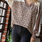 7Th Ray - Animal Print Vneck Pullover Top