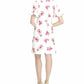 Tommy Hilfiger - Floral Bell-Sleeve Scuba Dress